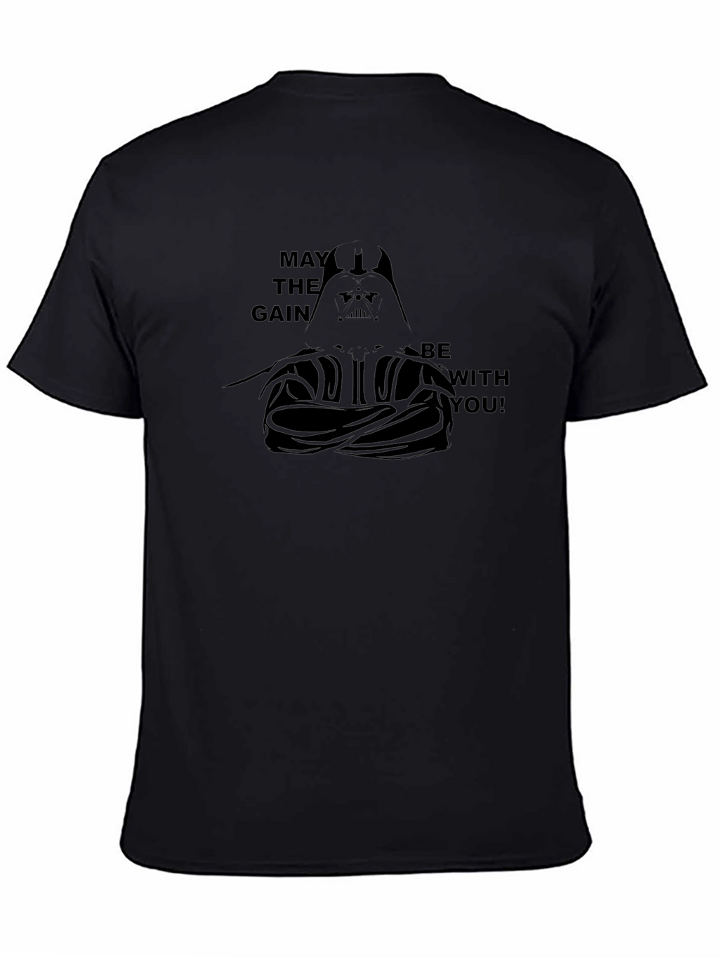 May The Gain Be With You Black T-Shirt