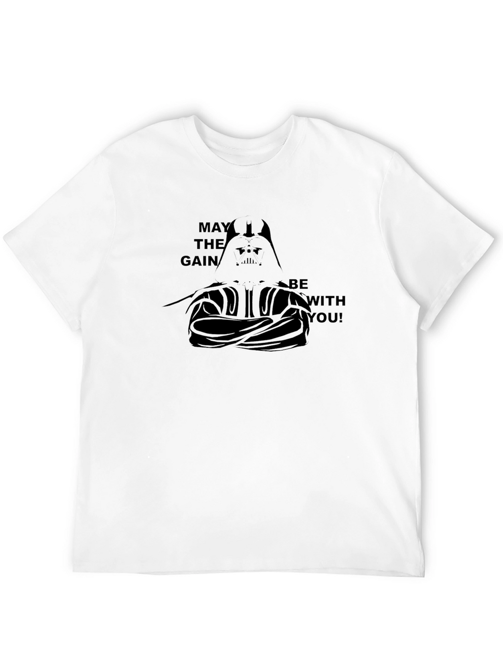 May The Gain Be With You Black T-Shirt