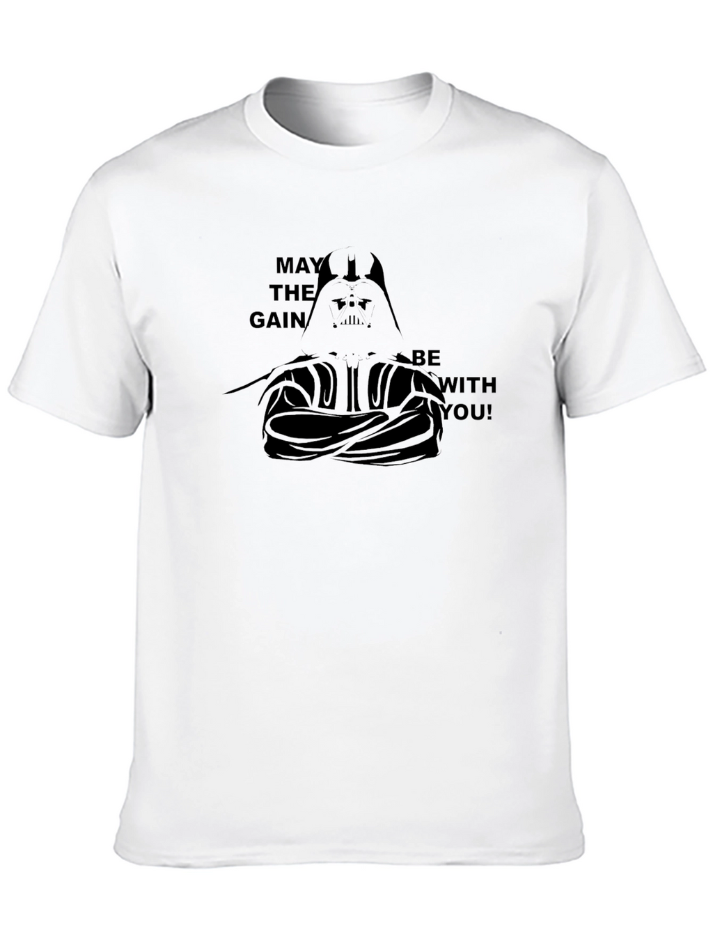 May The Gain Be With You Black T-Shirt