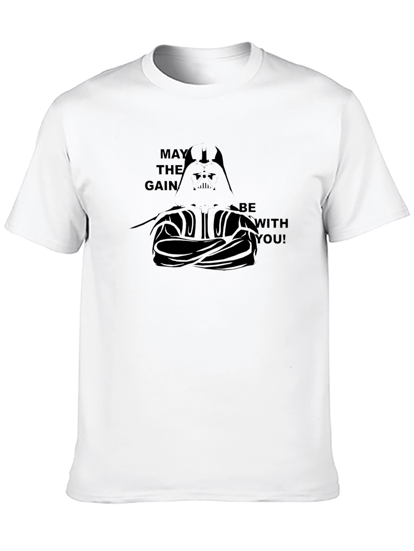 May The Gain Be With You Black T-Shirt