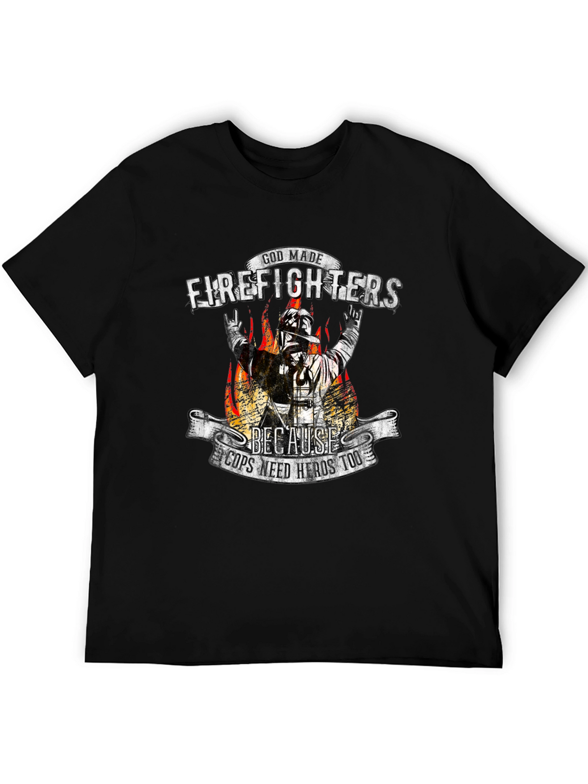 God Made Firefighters T-Shirt