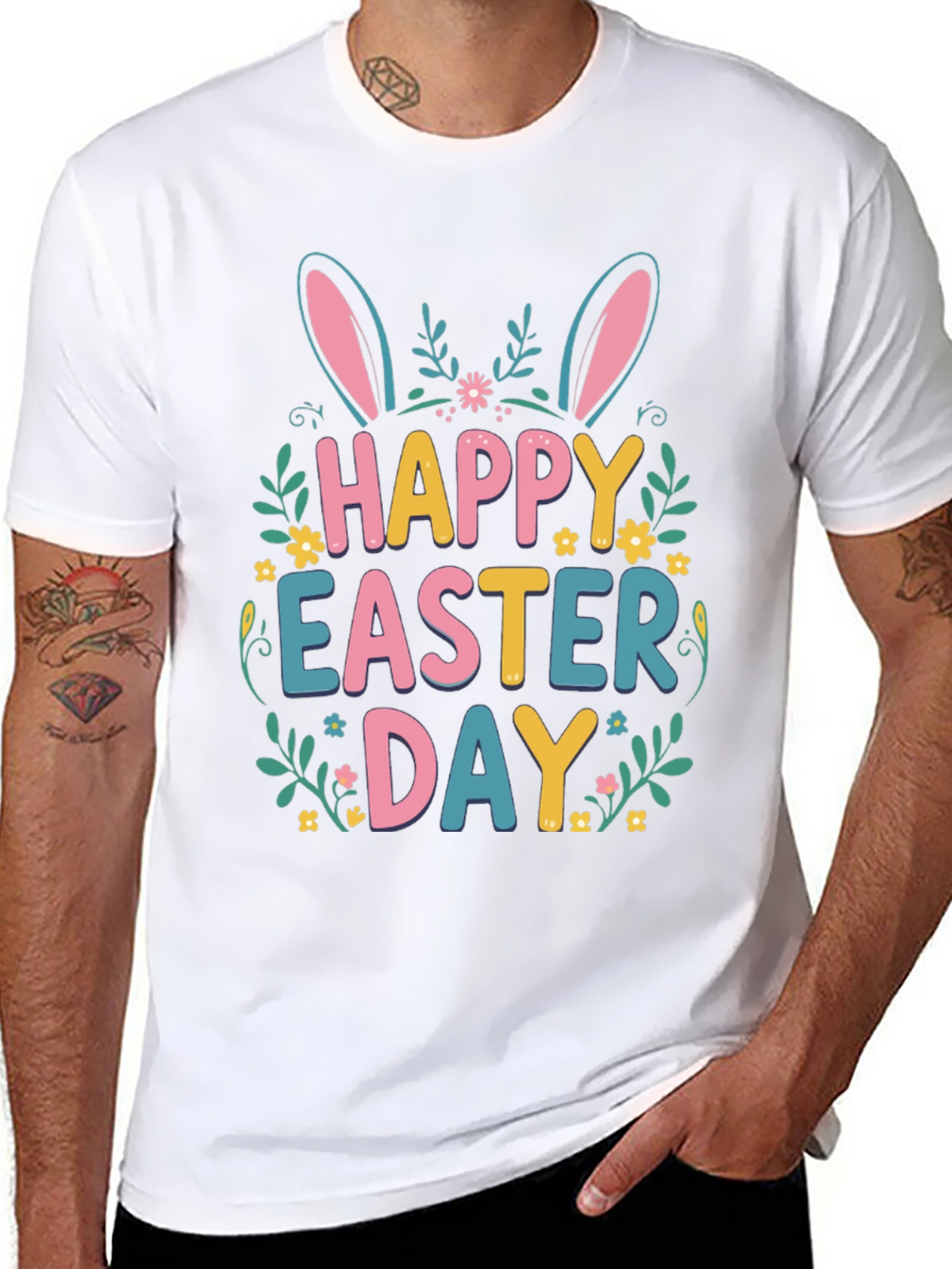 Happy Easter Day Graphic T-Shirt