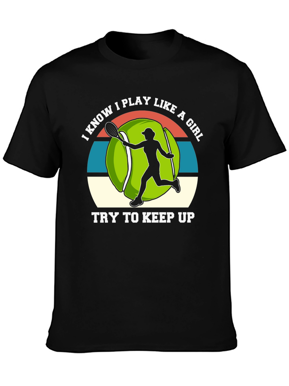 Tennis Player Girl Power T-Shirt