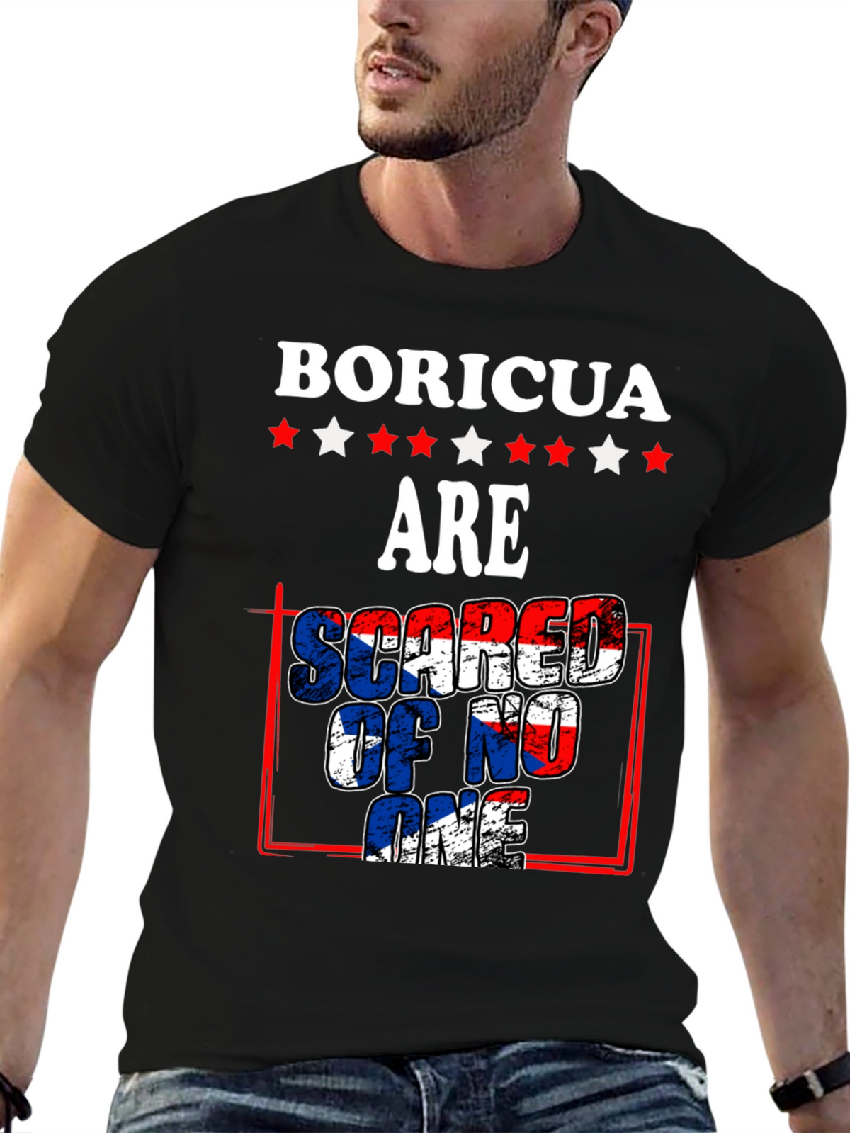 Boricua Pride T-Shirt: Scared of No One