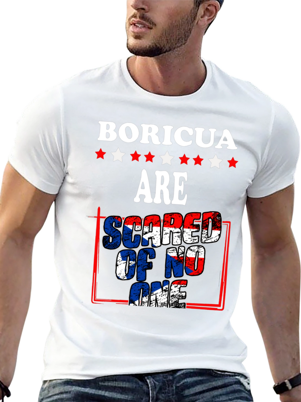 Boricua Pride T-Shirt: Scared of No One