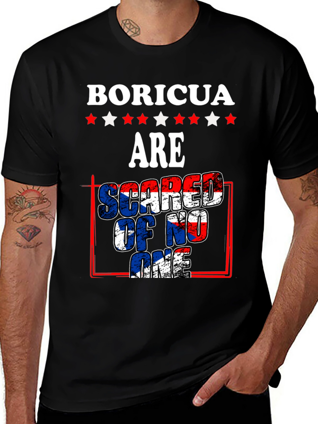 Boricua Pride T-Shirt: Scared of No One