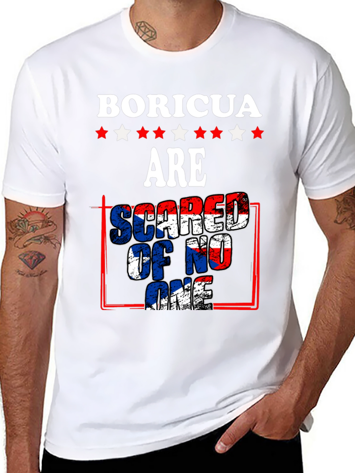 Boricua Pride T-Shirt: Scared of No One