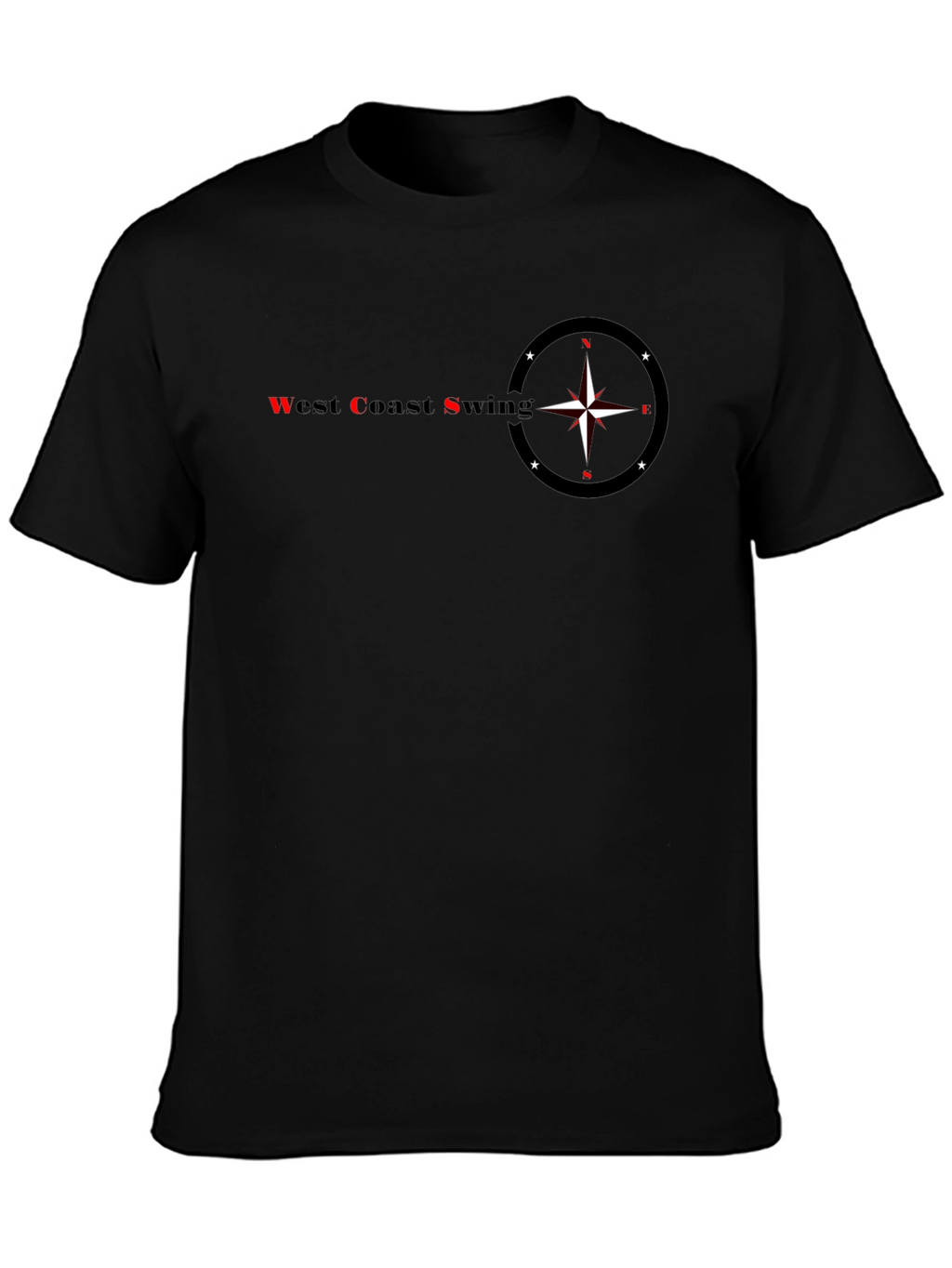 West Coast Swing Graphic Black T-Shirt