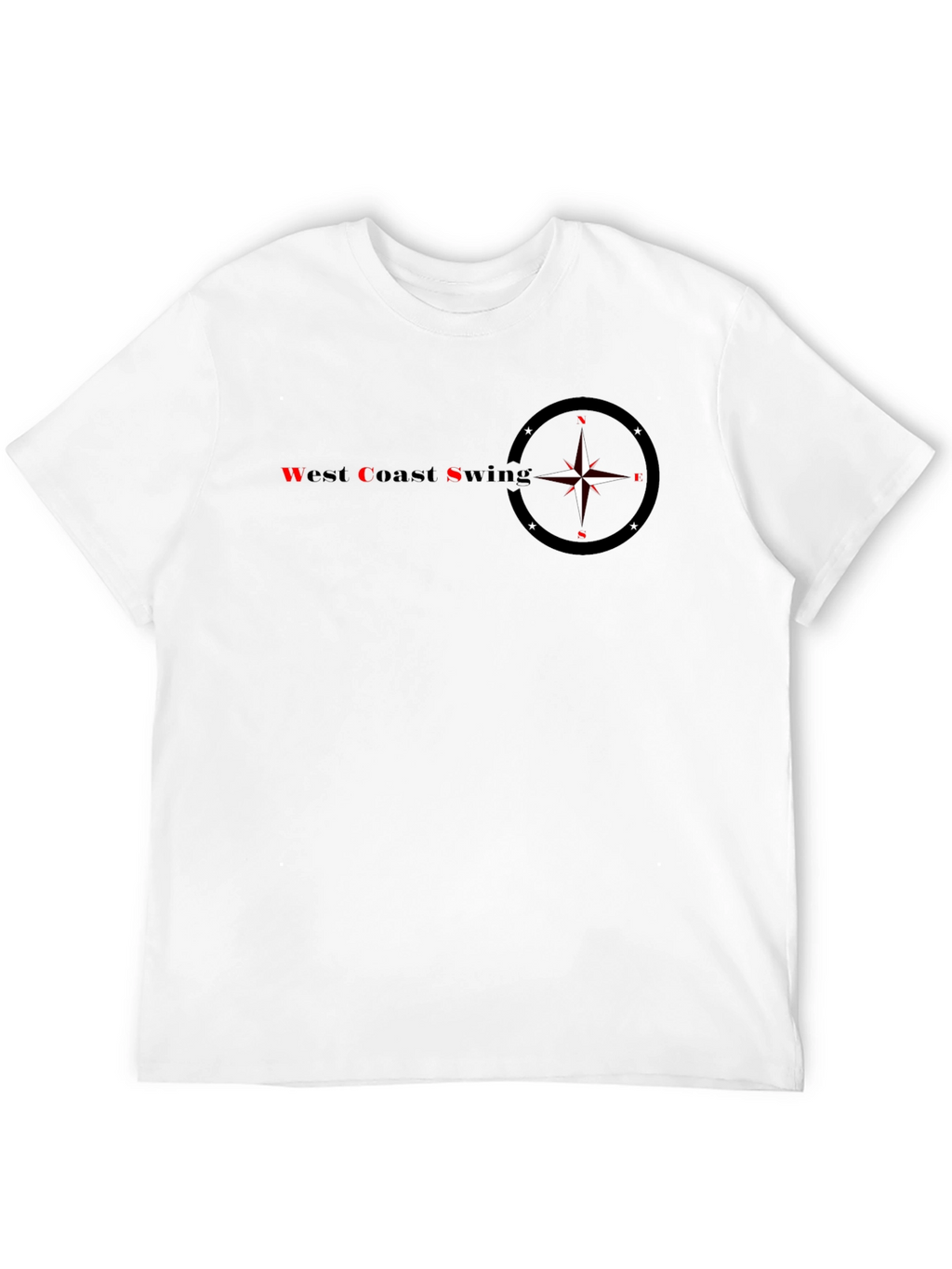 West Coast Swing Graphic Black T-Shirt