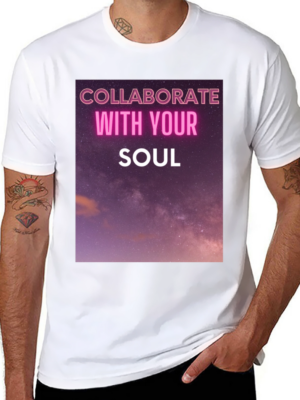 Collaborate With Your Soul Graphic Tee
