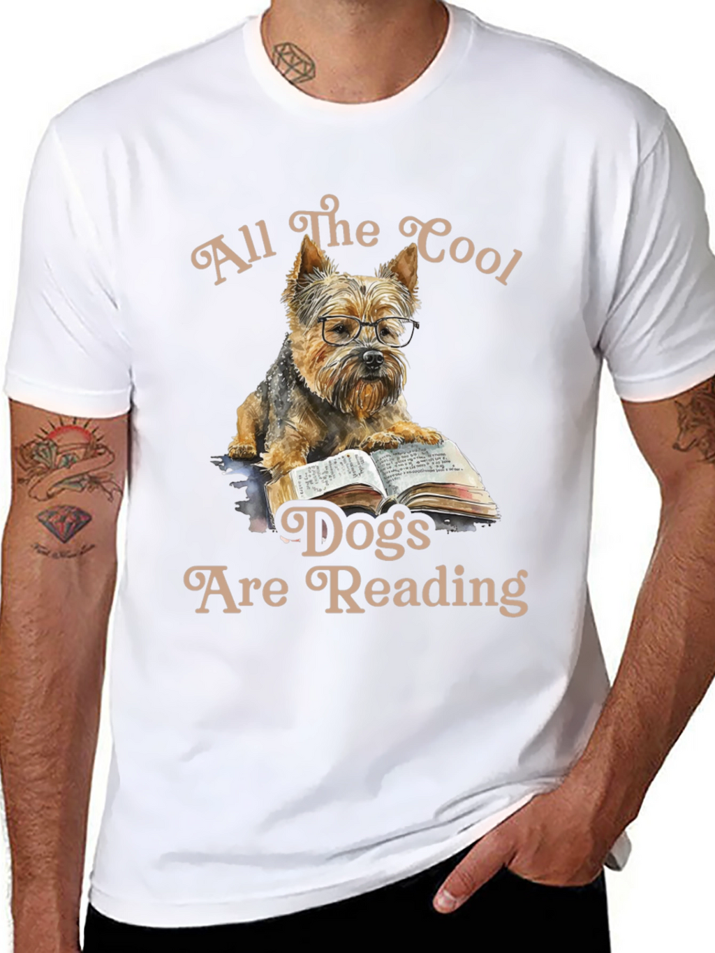 Cool Dogs Reading T-Shirt