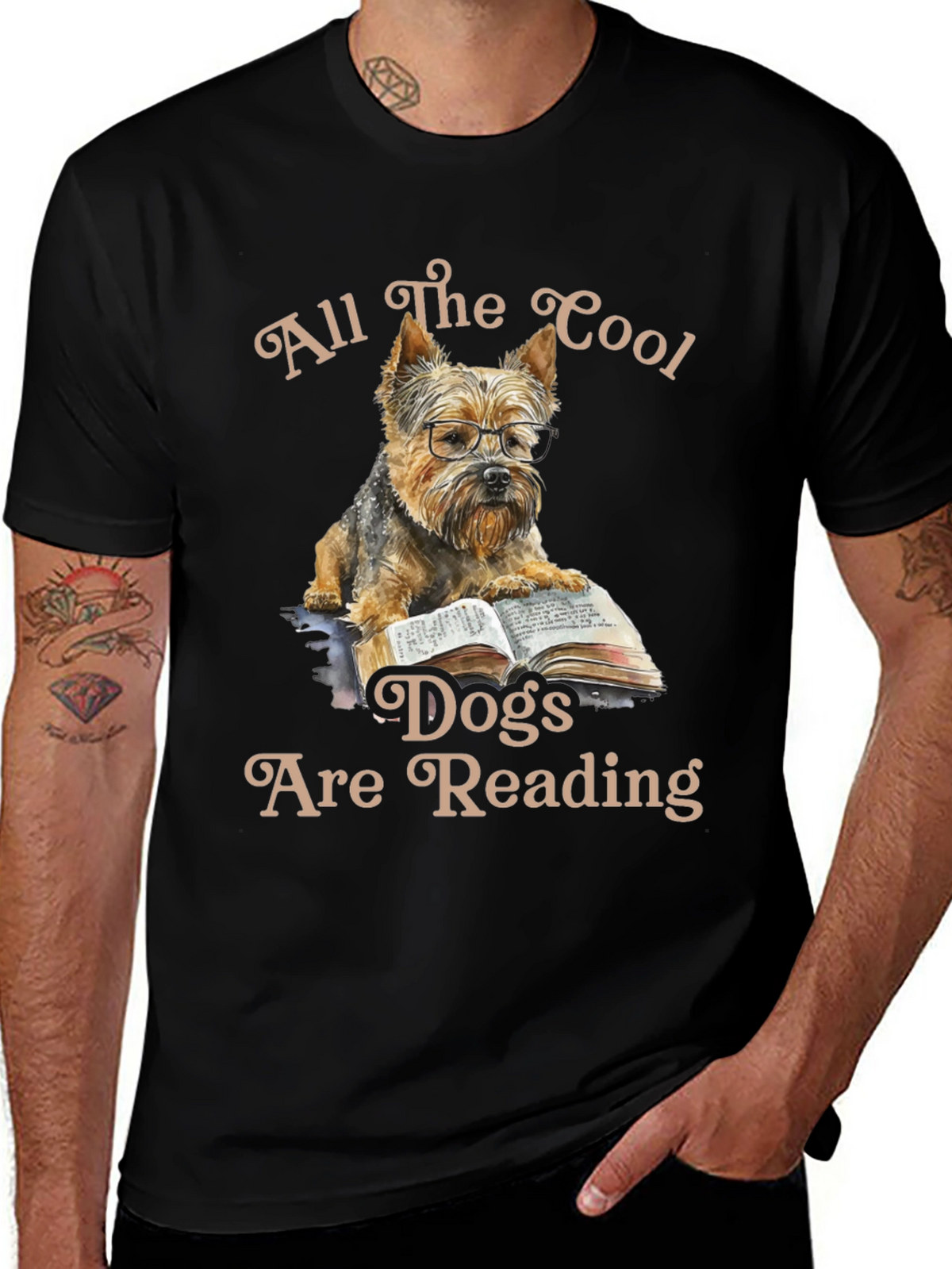 Cool Dogs Reading T-Shirt