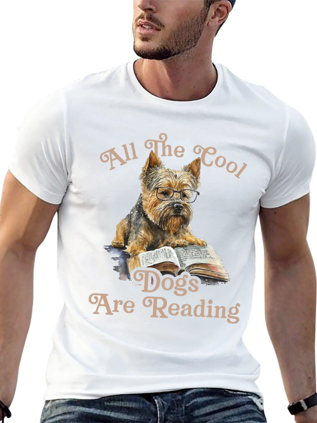 Cool Dogs Reading T-Shirt