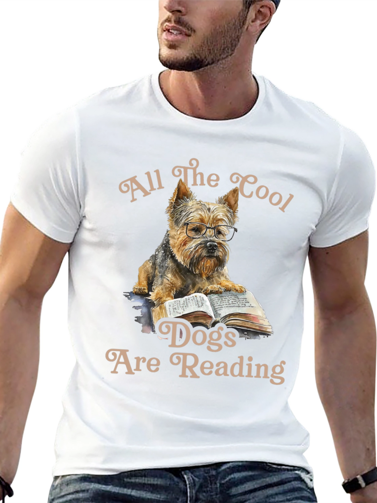 Cool Dogs Reading T-Shirt