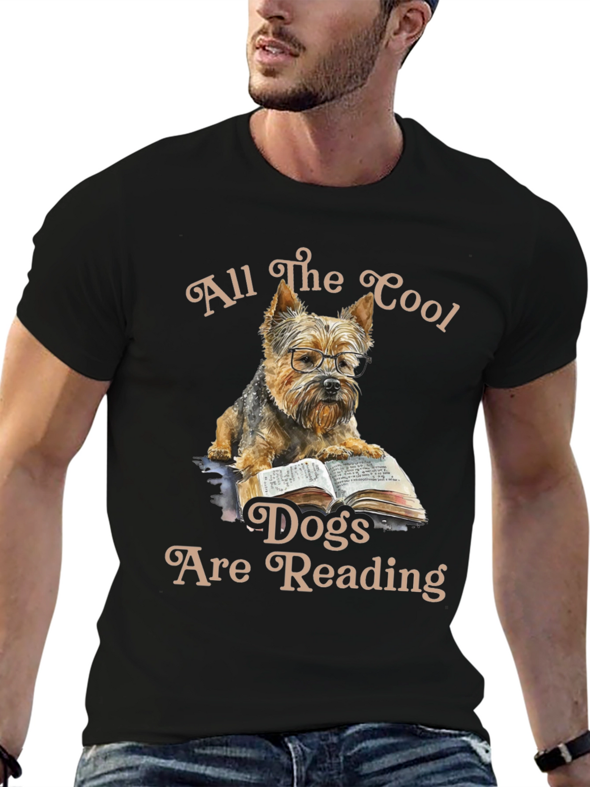 Cool Dogs Reading T-Shirt