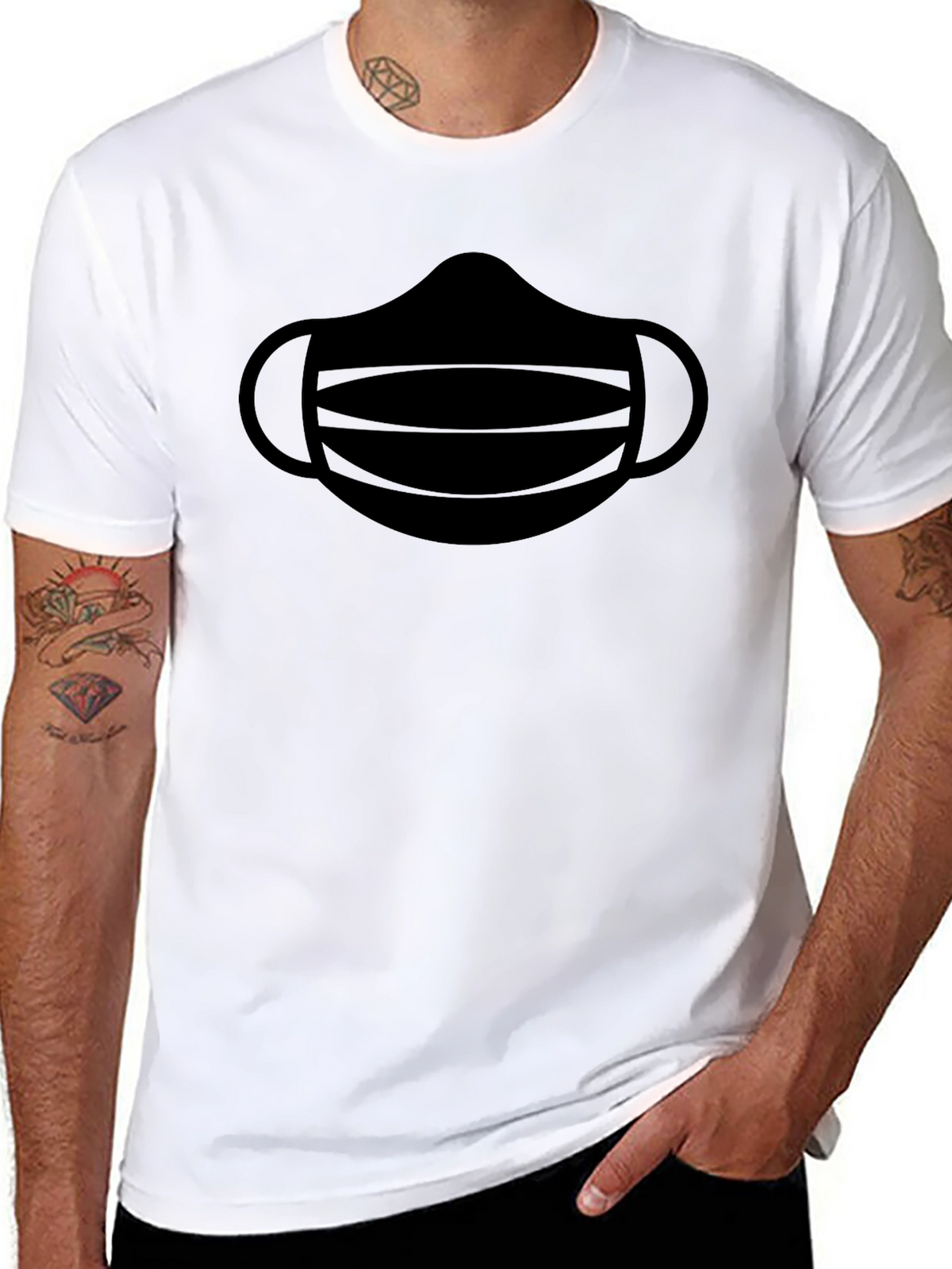 Face Mask T-Shirt - Protective Style