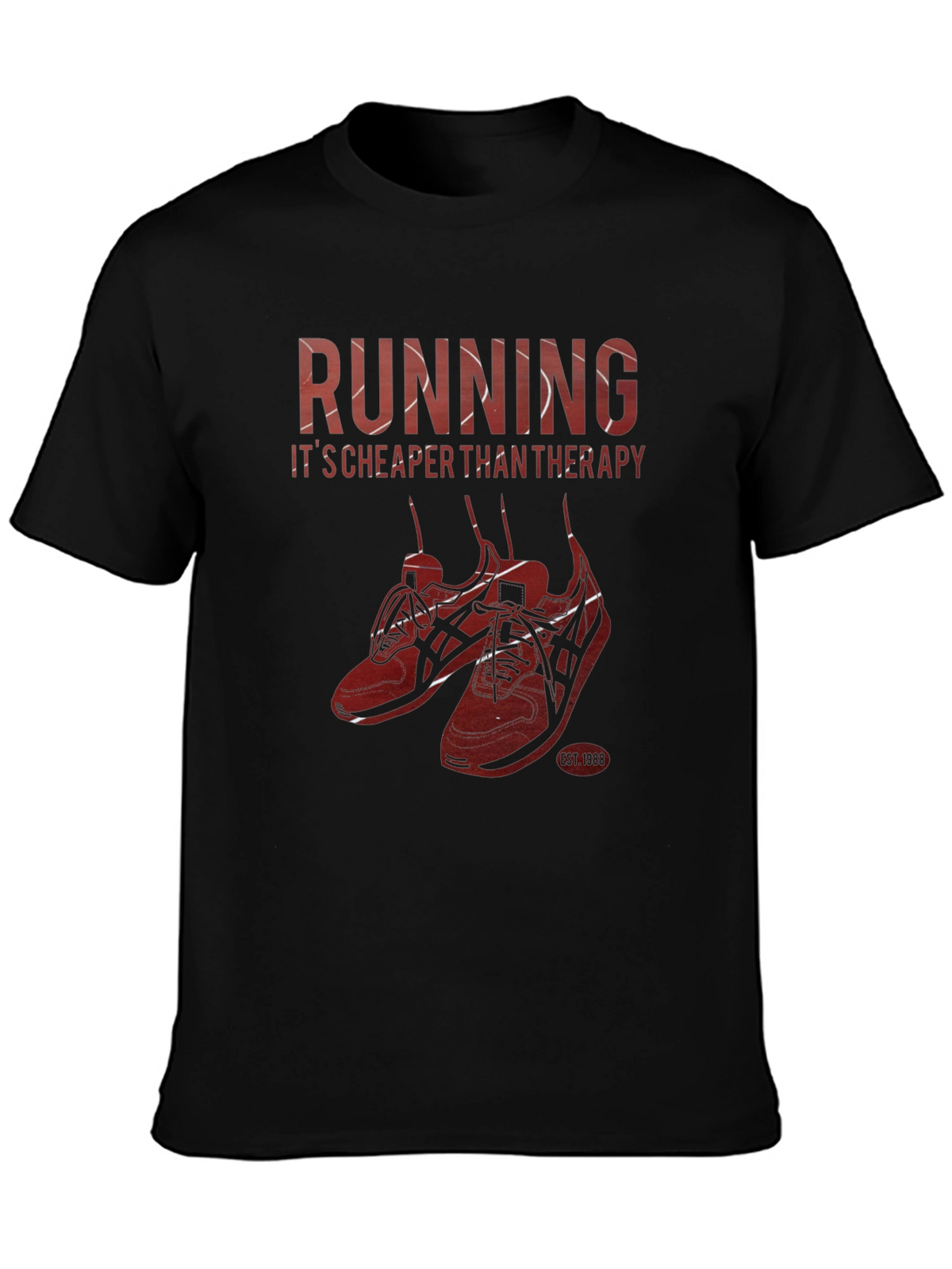 Running Cheaper Than Therapy Graphic T-Shirt