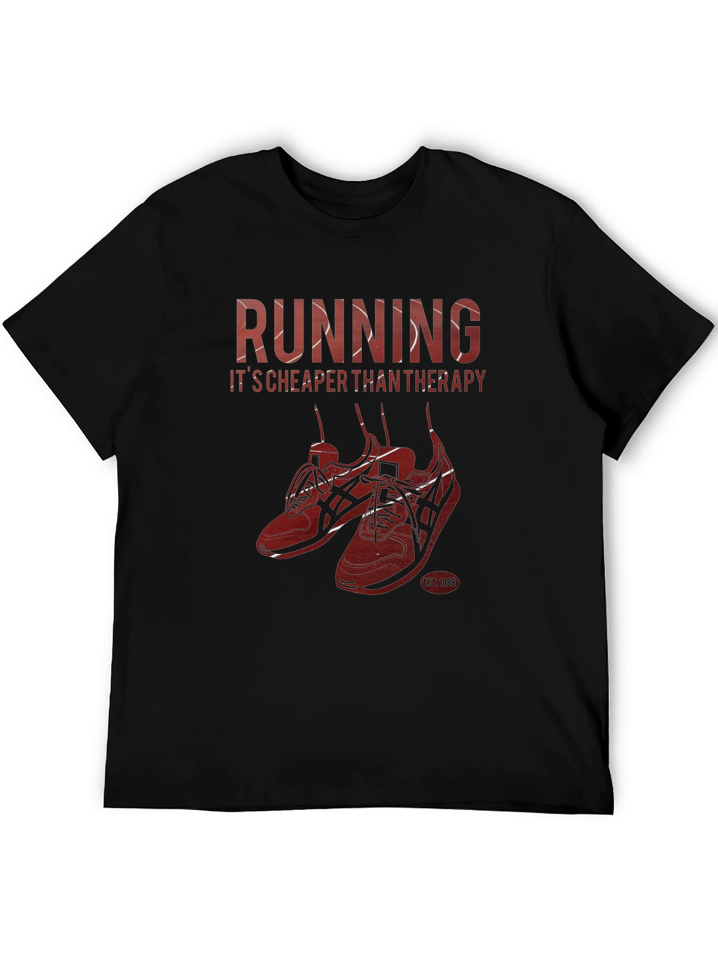 Running Cheaper Than Therapy Graphic T-Shirt