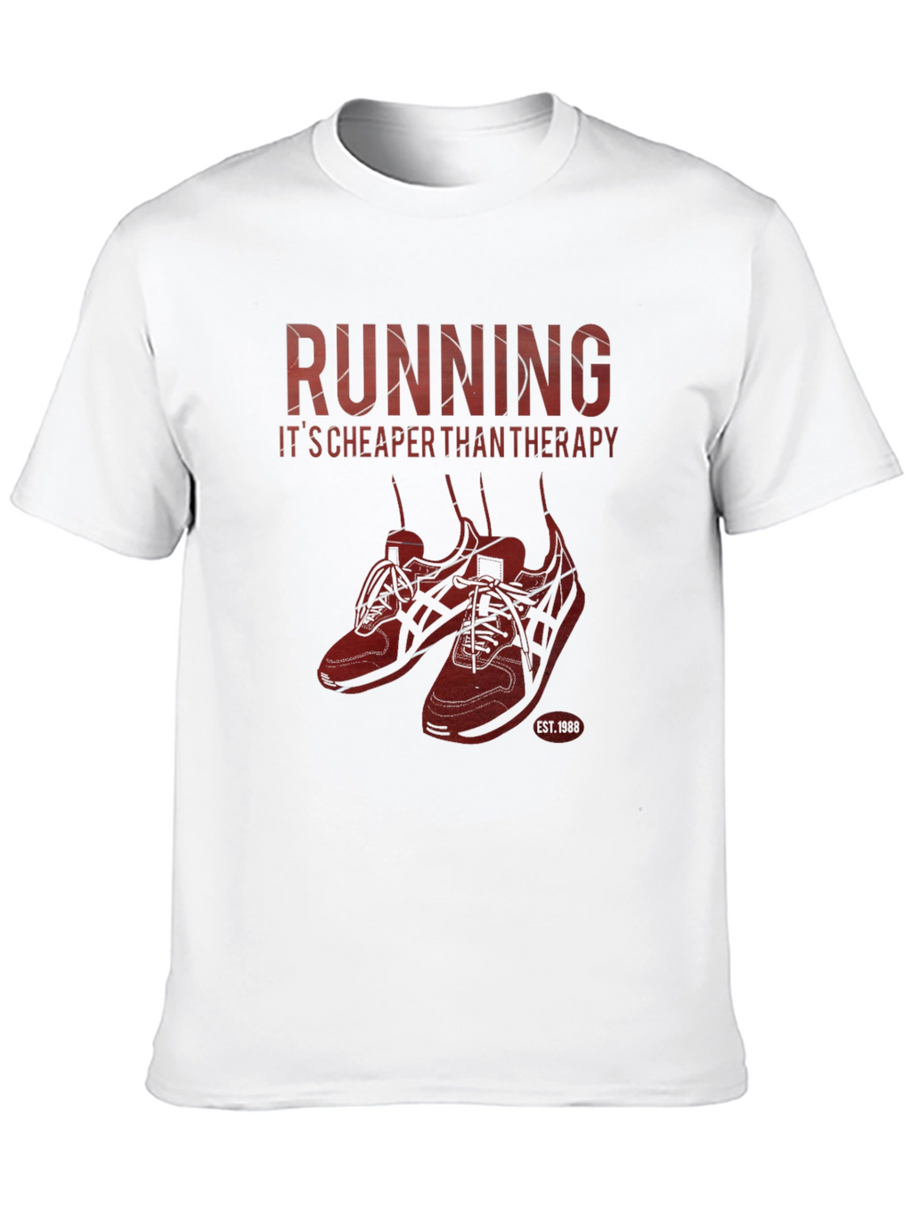 Running Cheaper Than Therapy Graphic T-Shirt