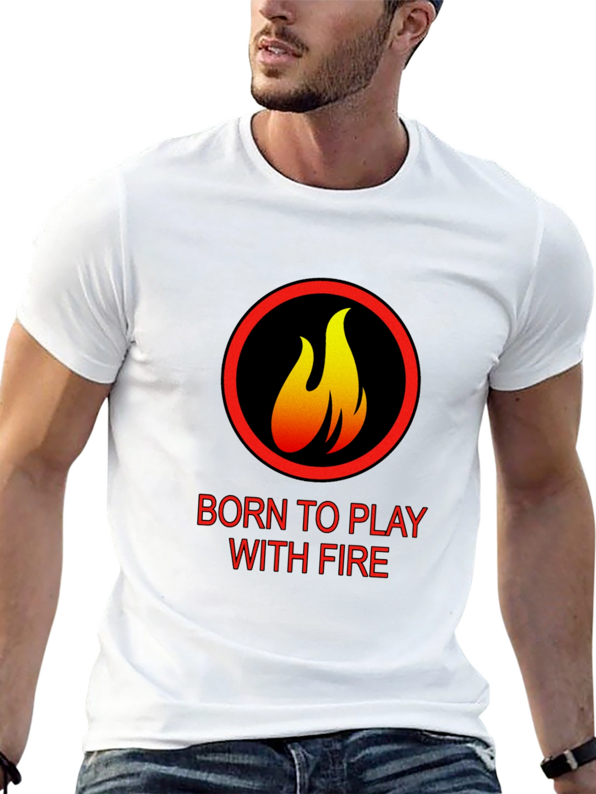 Born to Play with Fire Graphic T-Shirt