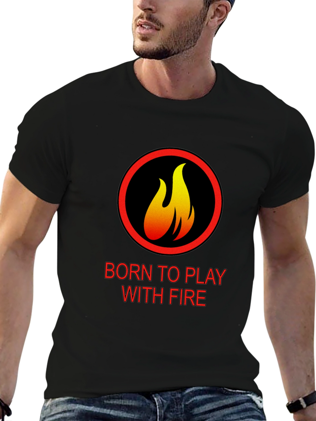 Born to Play with Fire Graphic T-Shirt