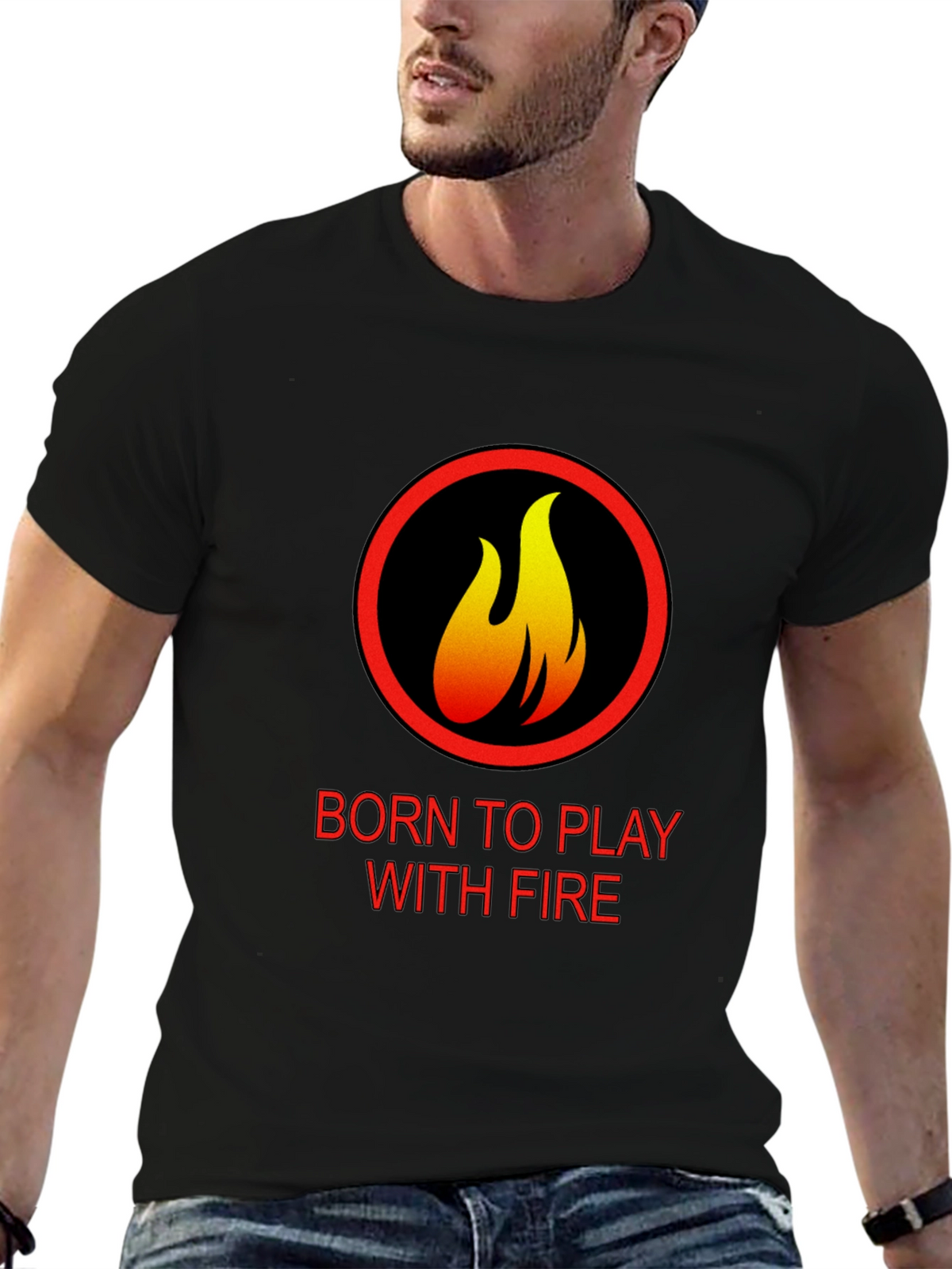 Born to Play with Fire Graphic T-Shirt