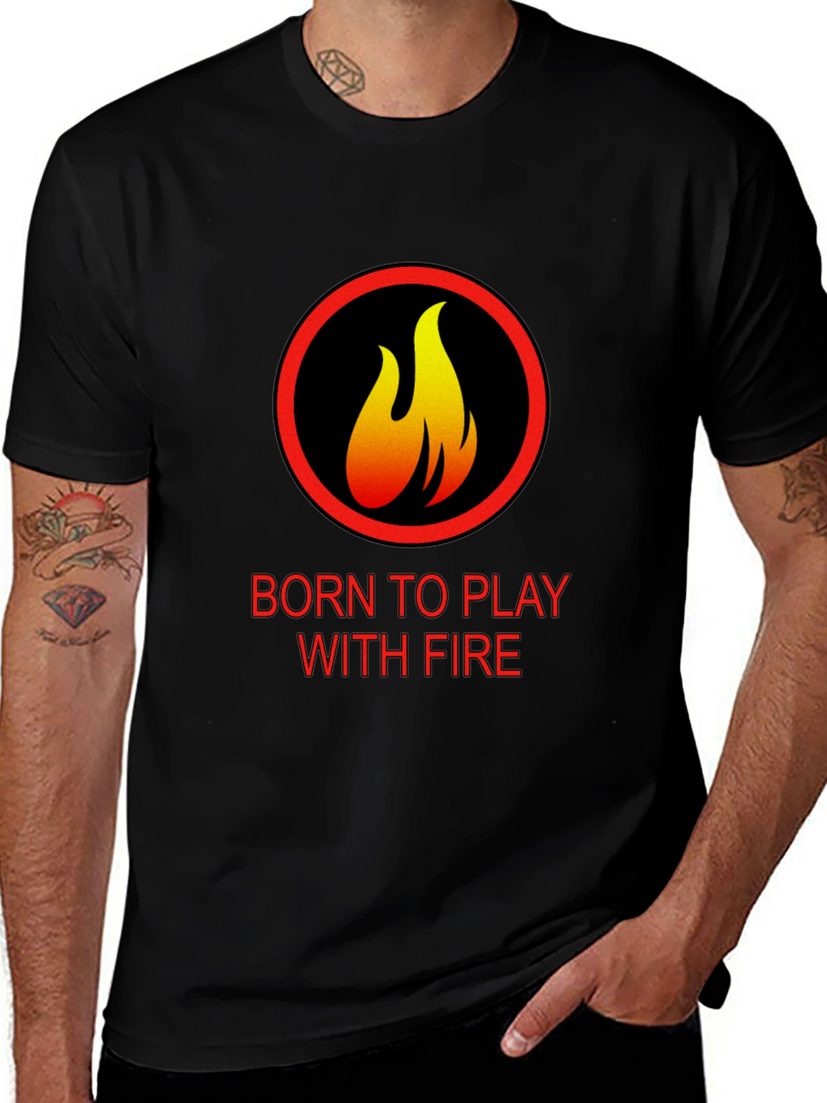 Born to Play with Fire Graphic T-Shirt