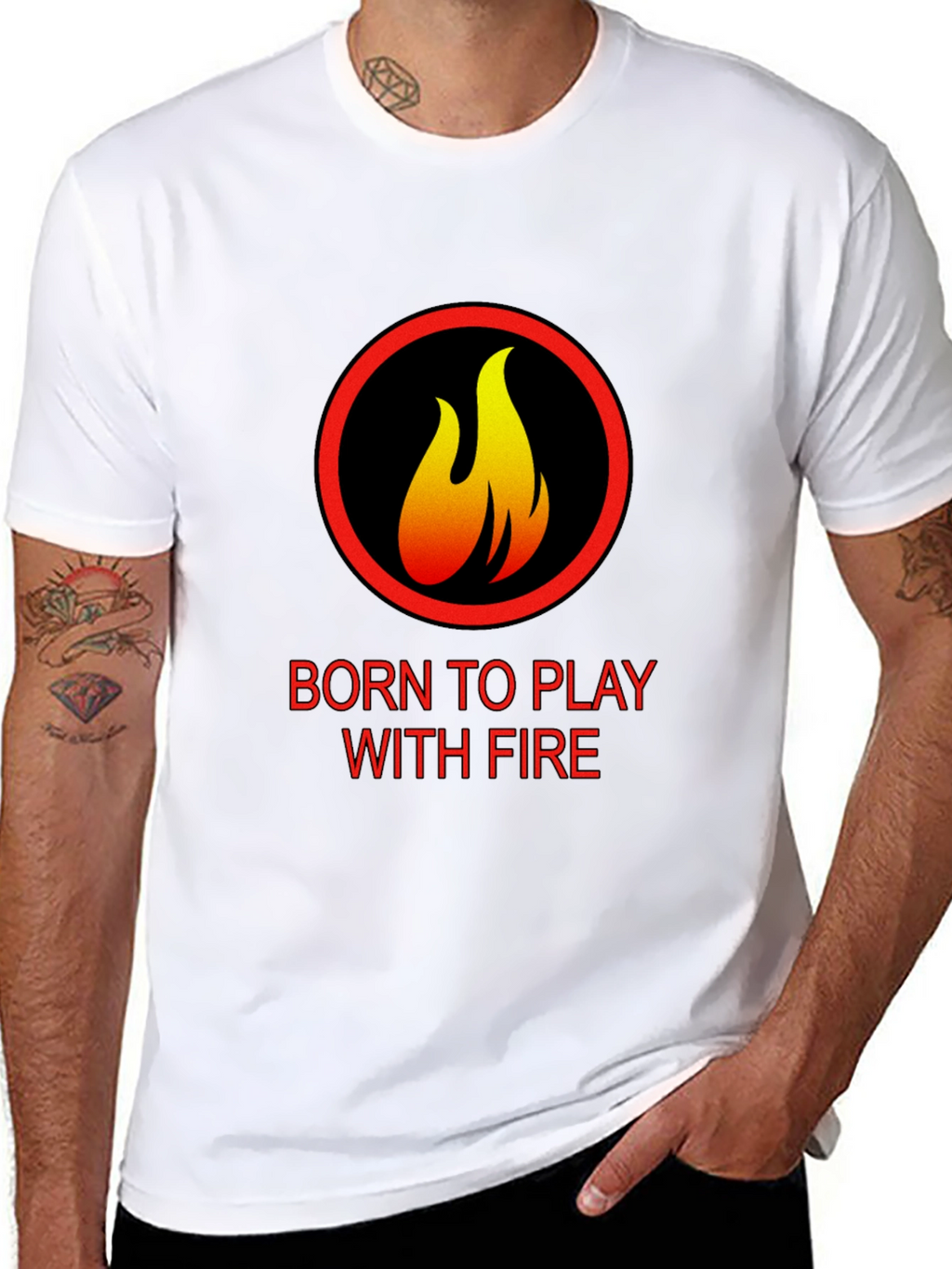 Born to Play with Fire Graphic T-Shirt