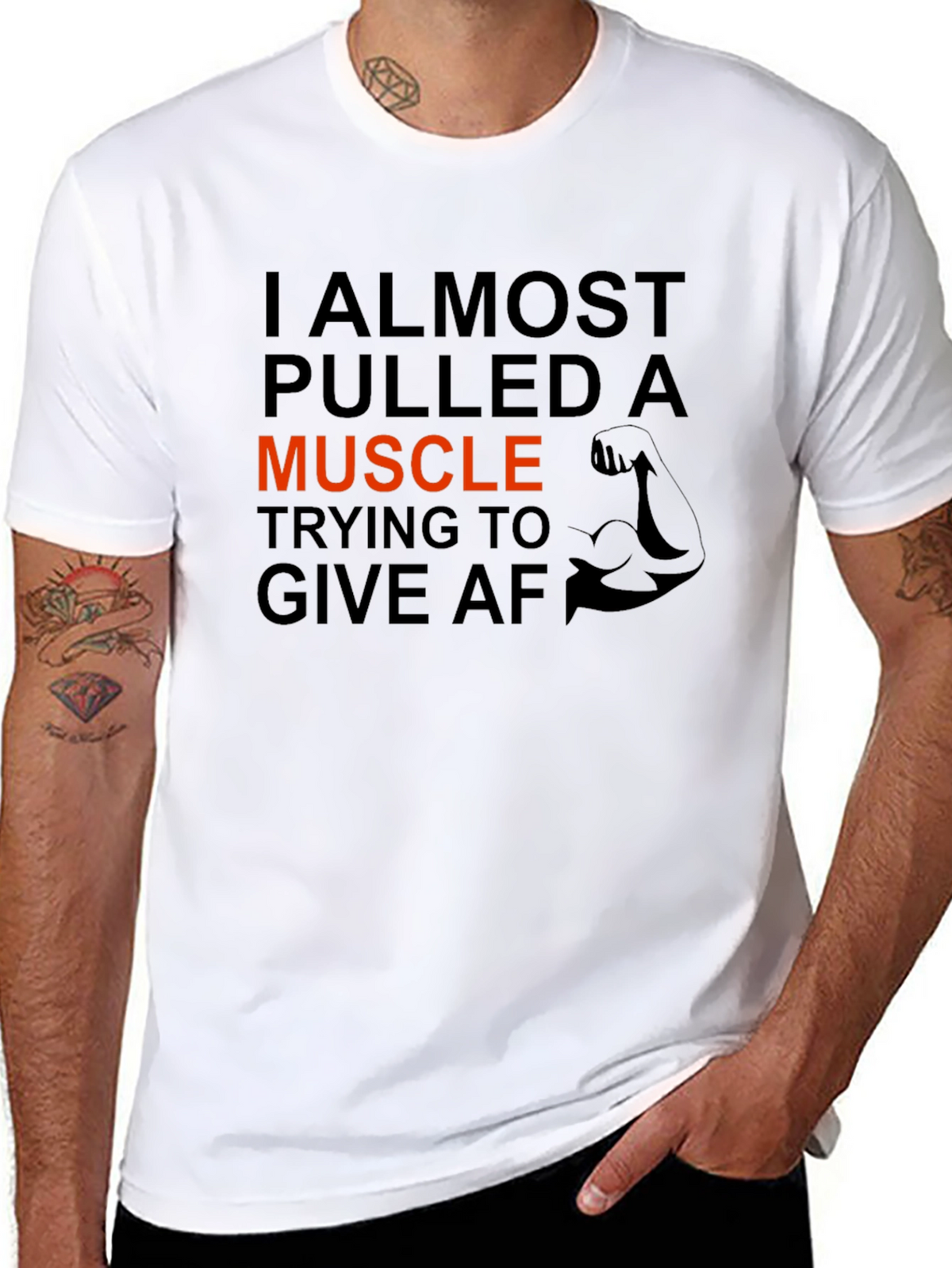 Funny Muscle T-Shirt - Pulled A Muscle