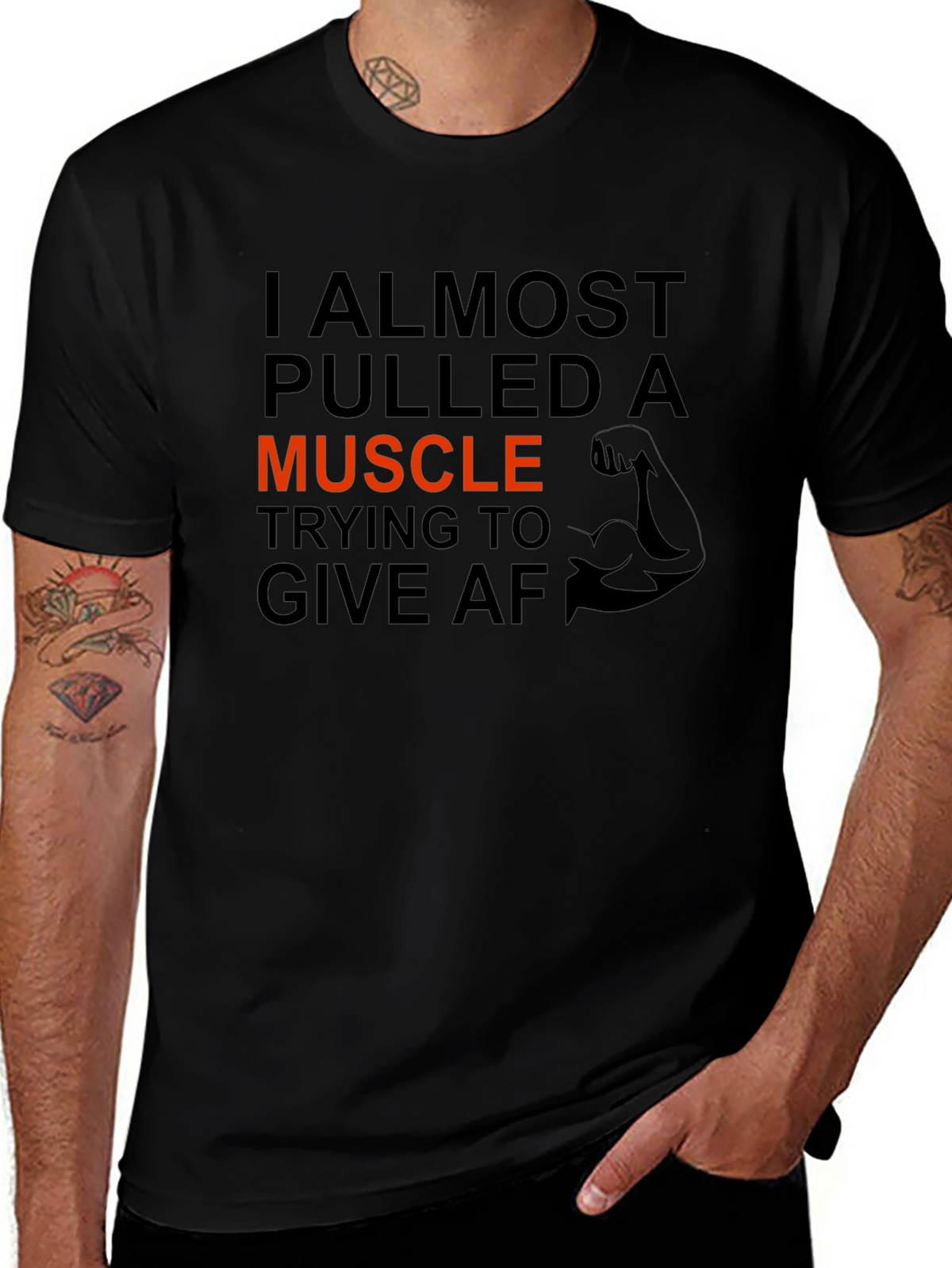 Funny Muscle T-Shirt - Pulled A Muscle
