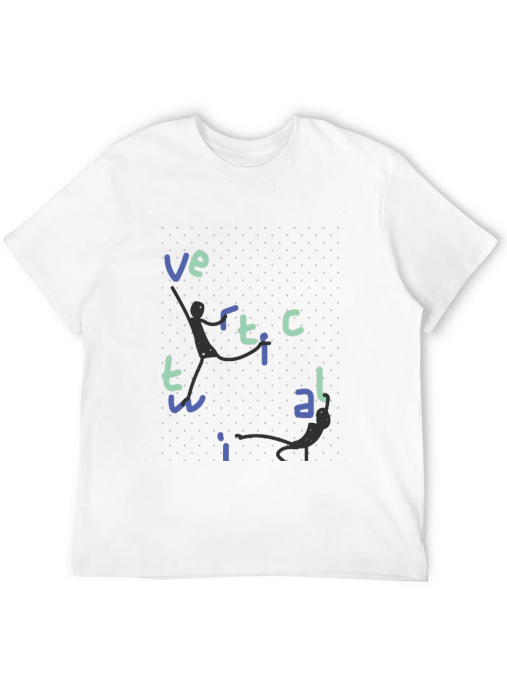 Vertical T-Shirt - Fun Graphic Tee