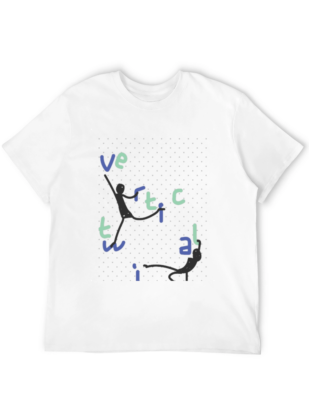 Vertical T-Shirt - Fun Graphic Tee