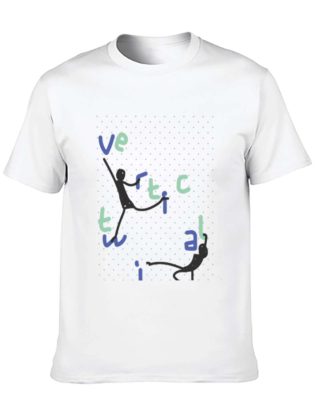 Vertical T-Shirt - Fun Graphic Tee