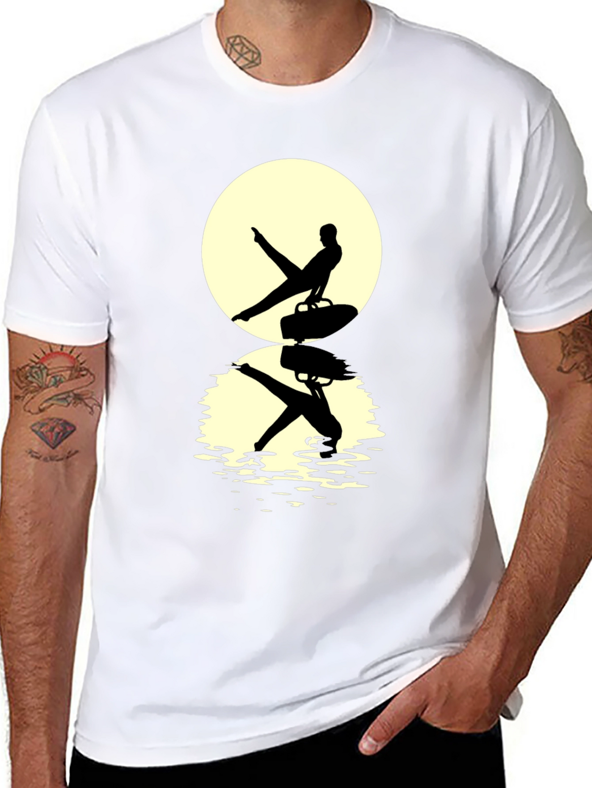 Gymnast Silhouette T-Shirt