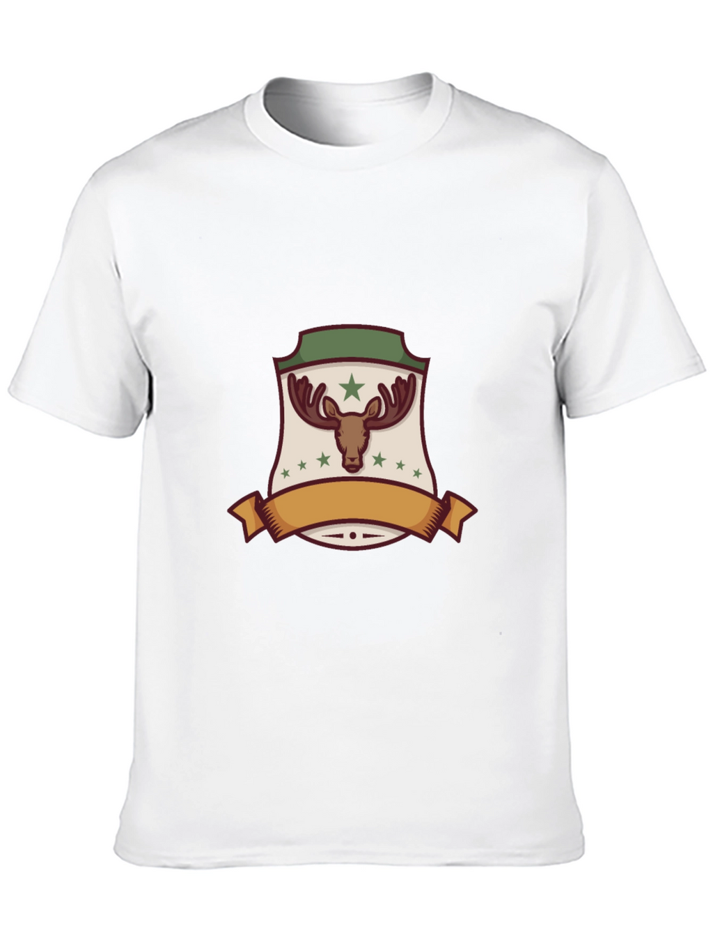 Moose Emblem Black T-Shirt