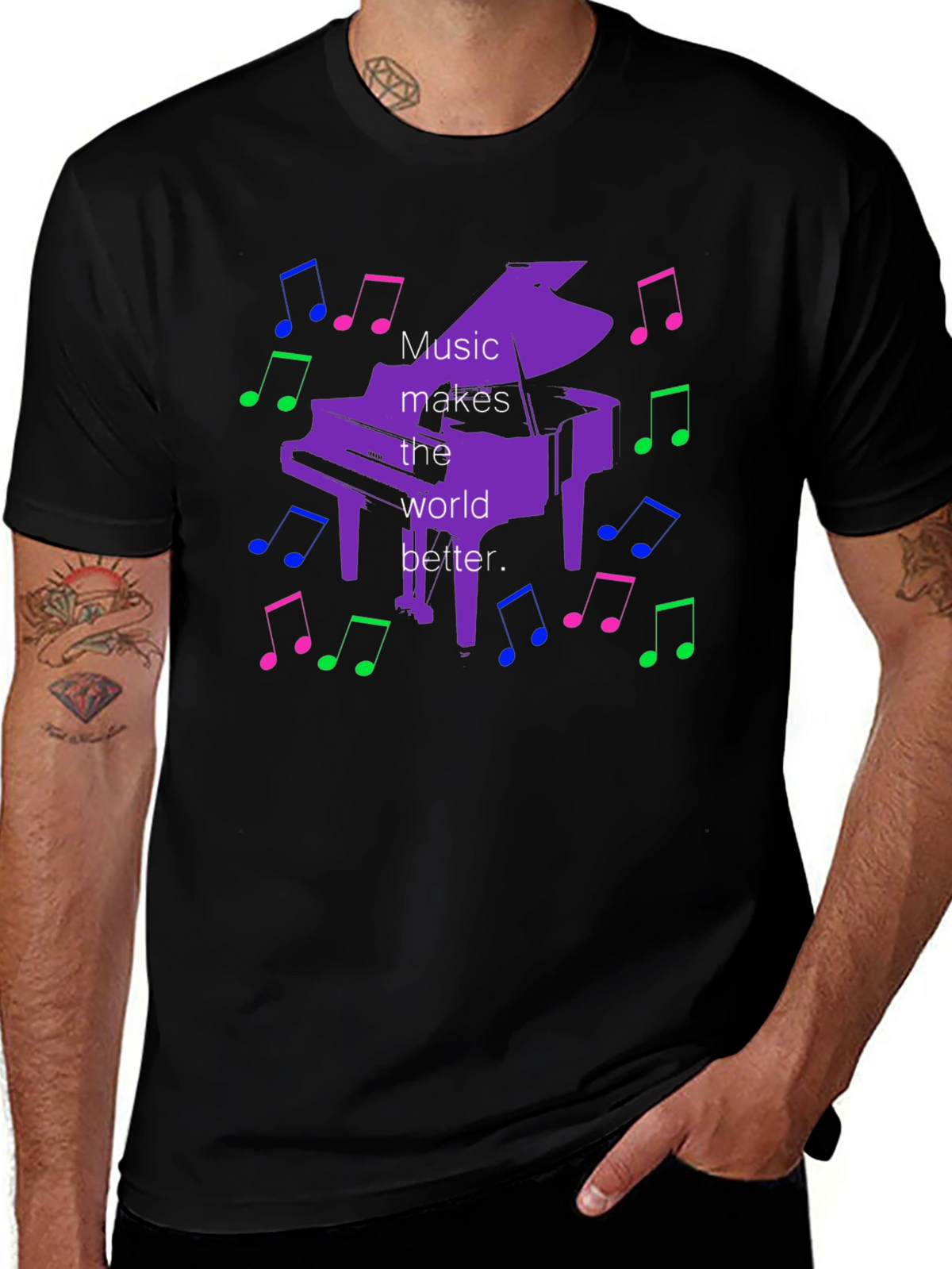 Music Makes the World Better T-Shirt