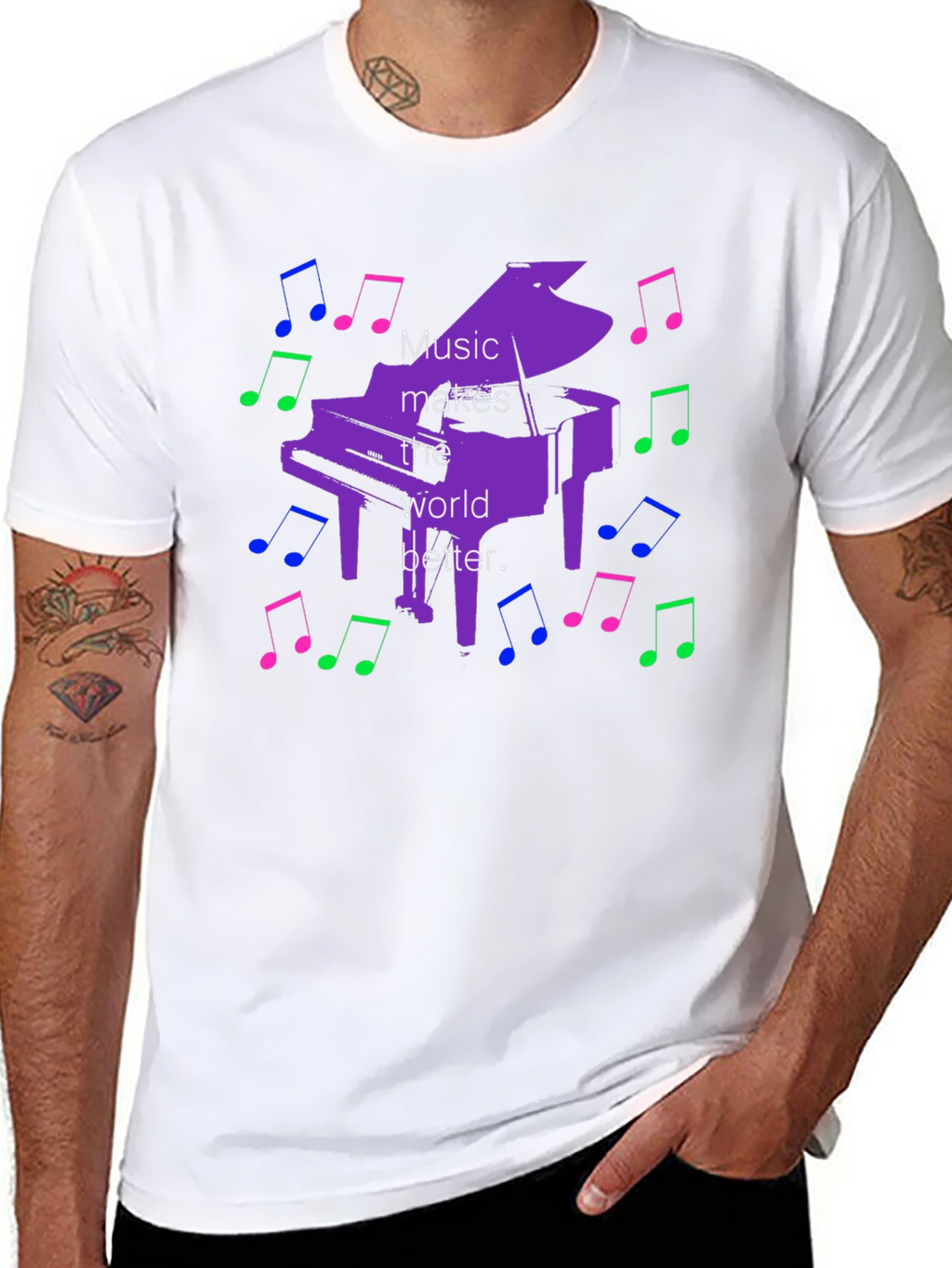 Music Makes the World Better T-Shirt
