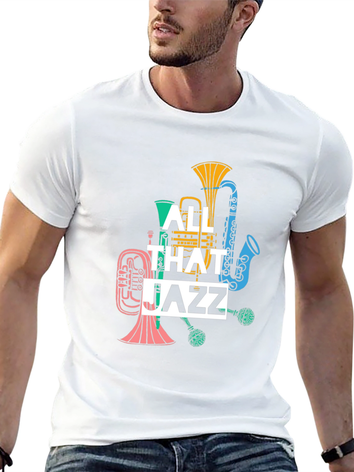 All That Jazz Graphic Tee - Music Lover T-Shirt