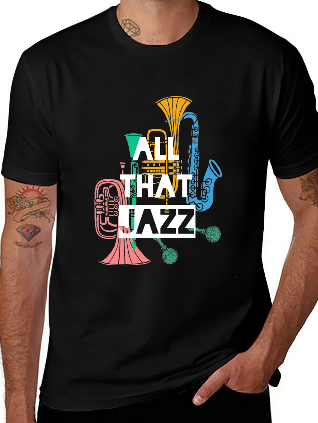 All That Jazz Graphic Tee - Music Lover T-Shirt
