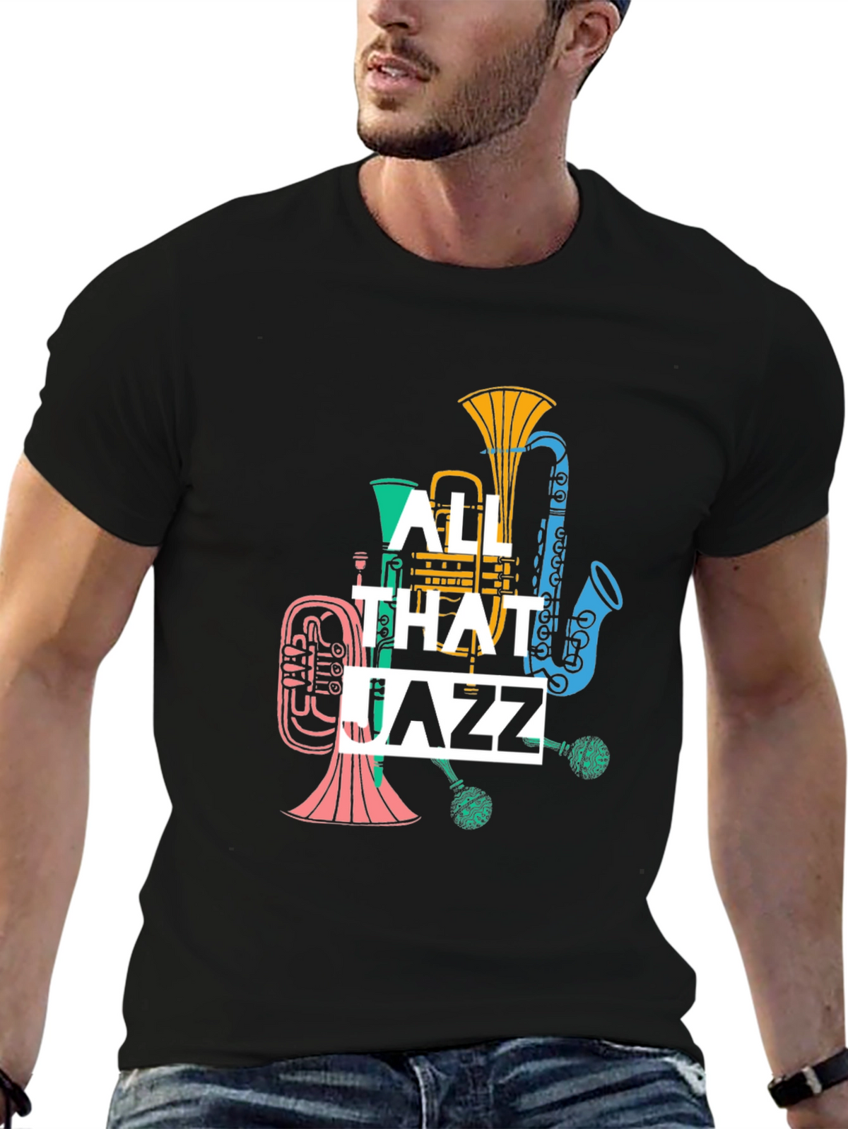 All That Jazz Graphic Tee - Music Lover T-Shirt