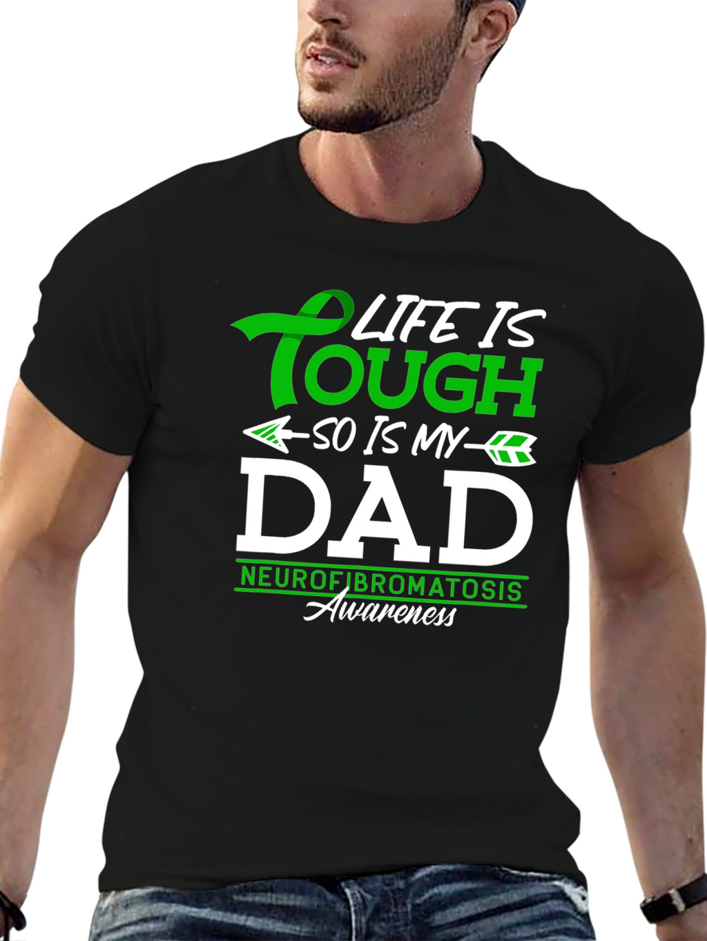 Tough Dad Neurofibromatosis Awareness T-Shirt