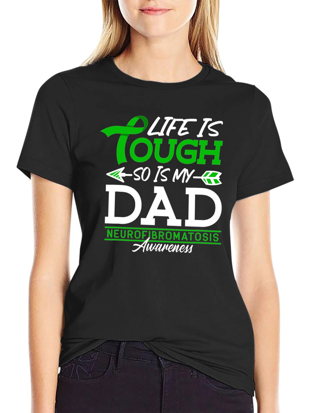 Tough Dad Neurofibromatosis Awareness T-Shirt