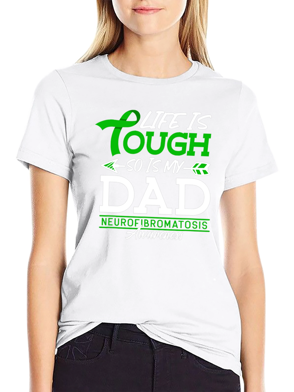 Tough Dad Neurofibromatosis Awareness T-Shirt