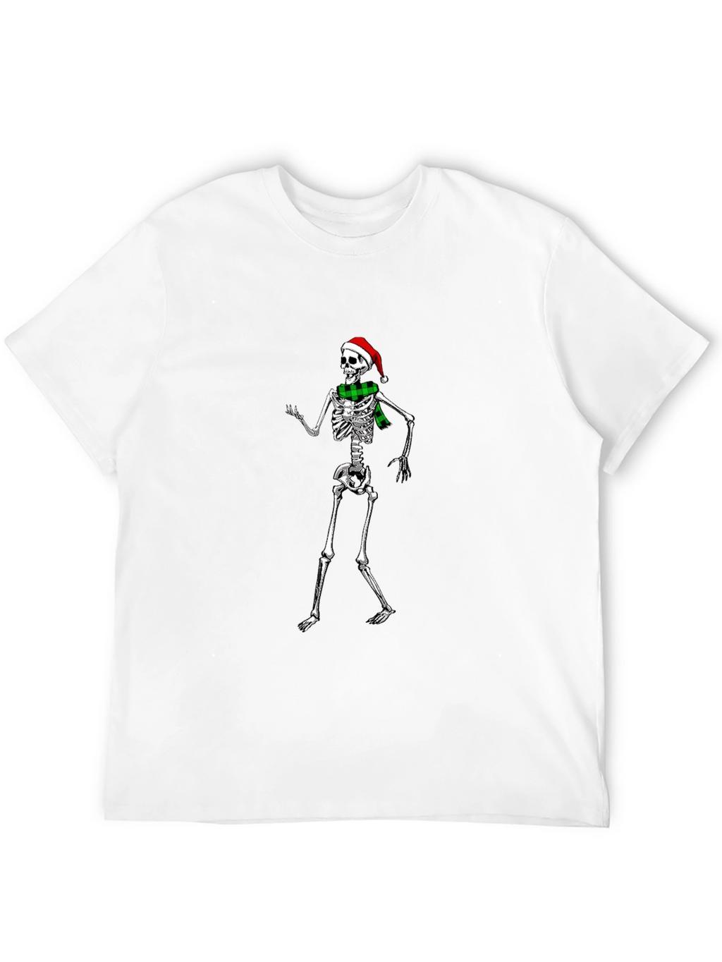Festive Skeleton Graphic Tee