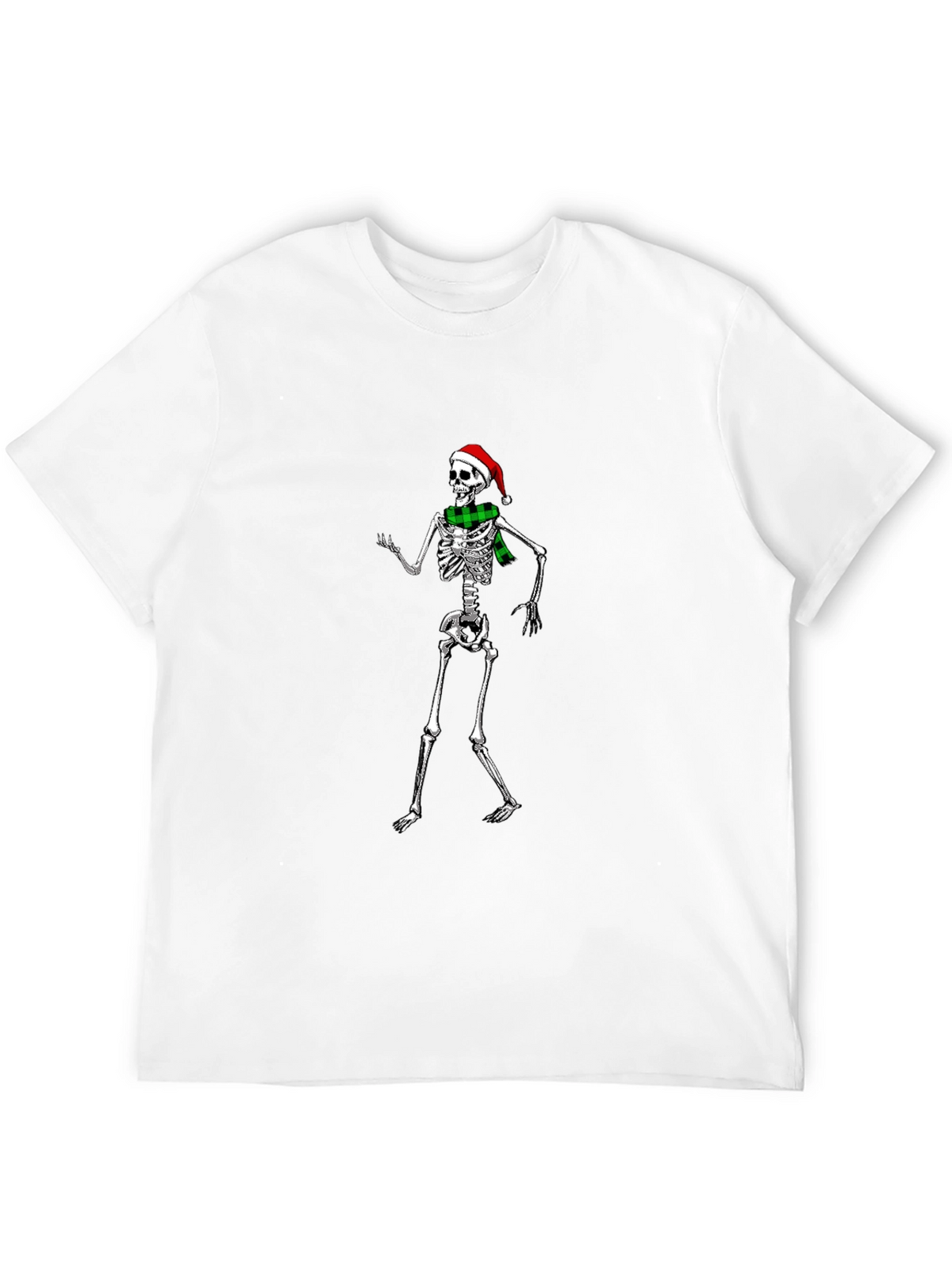 Festive Skeleton Graphic Tee