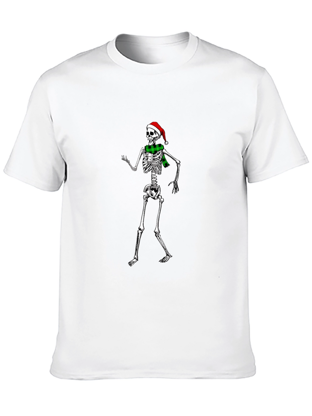 Festive Skeleton Graphic Tee