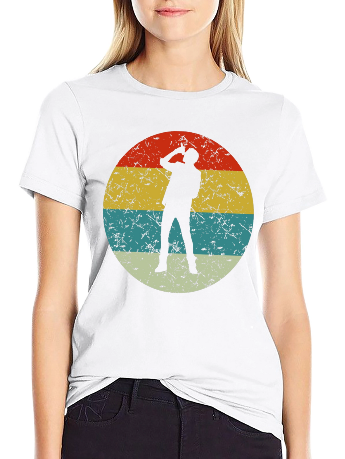 Retro Silhouette T-Shirt - Unique Design