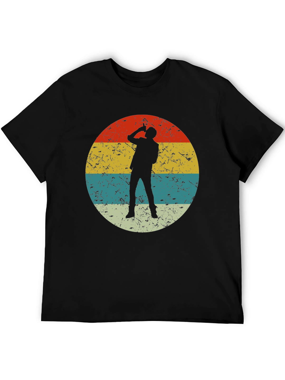 Retro Silhouette T-Shirt - Unique Design