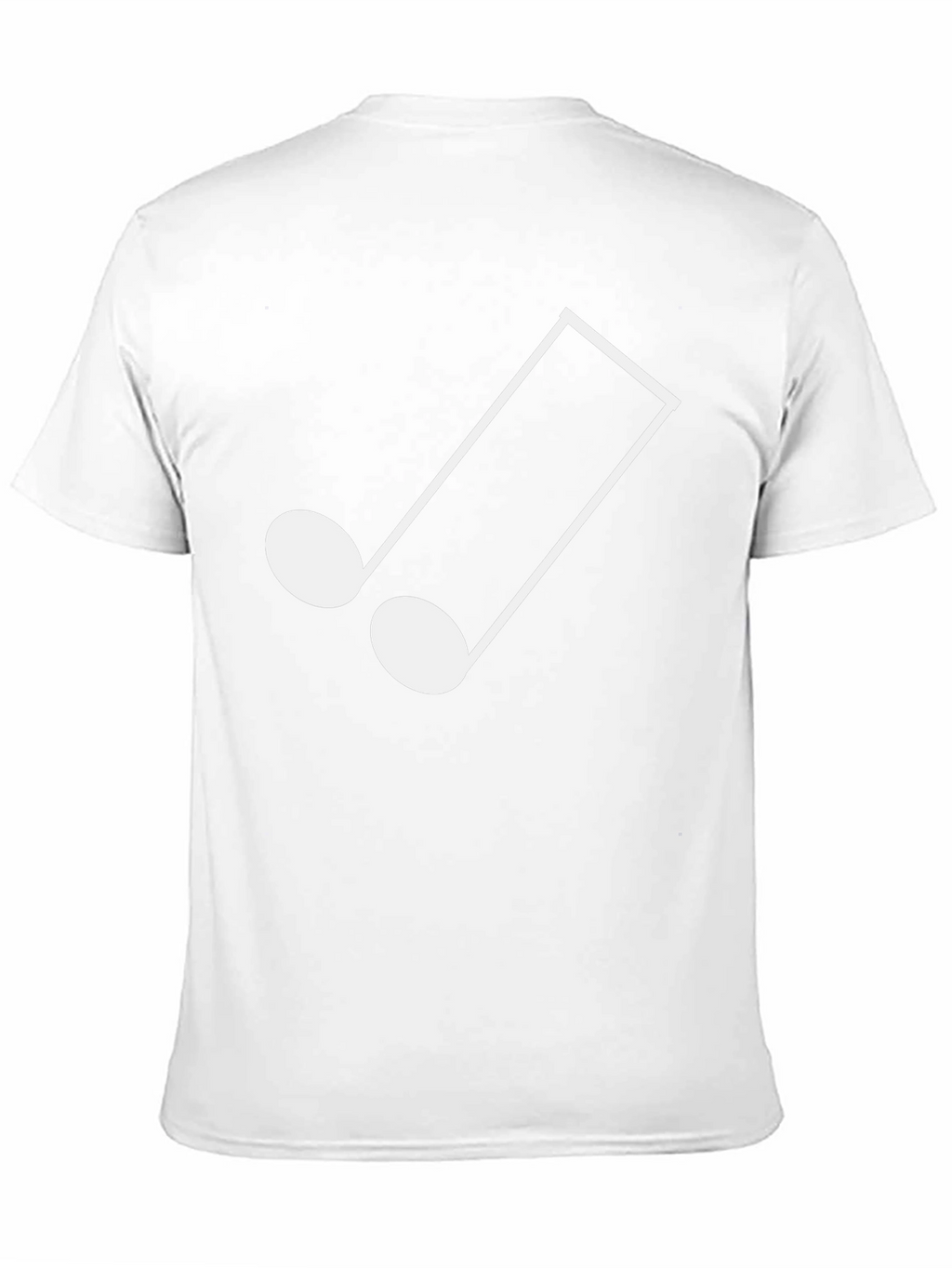 Musical Note Graphic Tee - Stylish Black T-Shirt