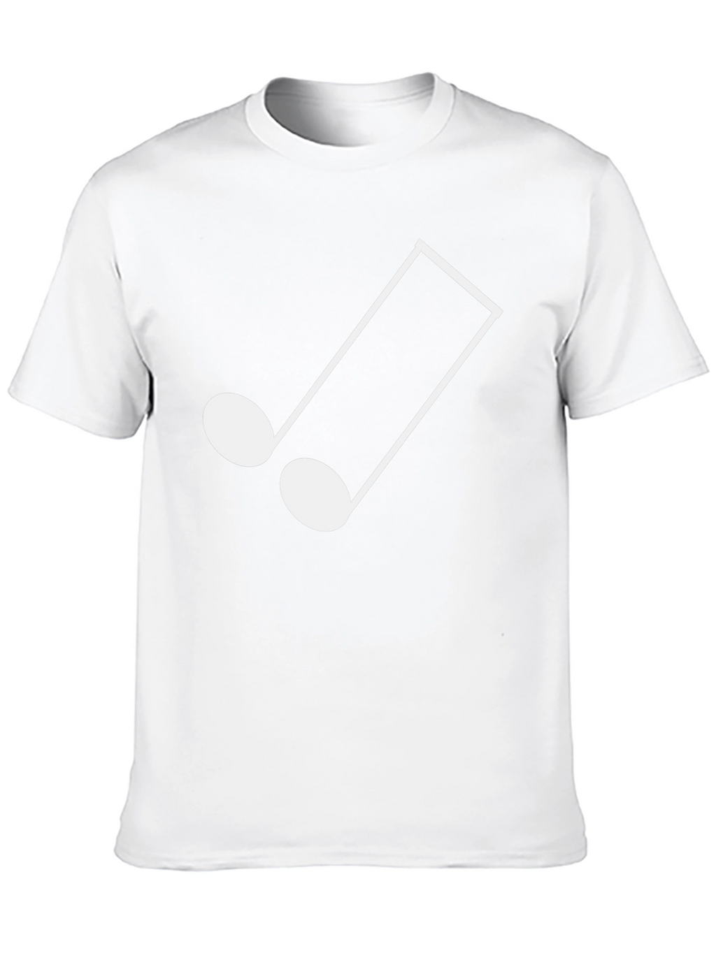 Musical Note Graphic Tee - Stylish Black T-Shirt